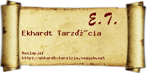 Ekhardt Tarzícia névjegykártya
